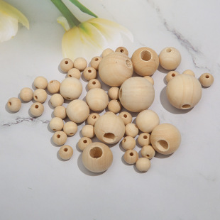 Hemu beads 6mm-20mm Hemu primary color diy handmade beaded clothing accessories craft accessories factory direct sales