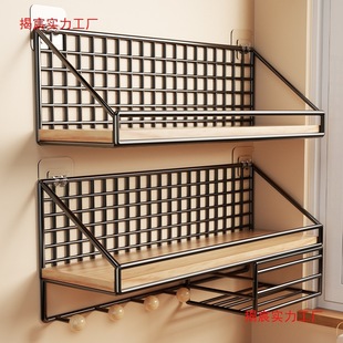 Wall Storage Rack Punch-free Student Dormitory Bedside Top Bed Dormitory Artifact Wall Hanging Basket Bedroom Storage Rack