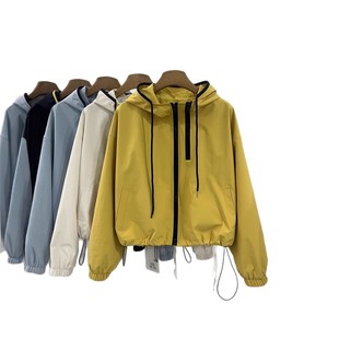 European Short Double Zipper Jacket Women's Spring 2025 New Arrival Loose Casual Top for Small Women