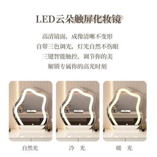 Cream Style Dressing Table, Simple Storage Cabinet, Bedside Table, Dressing Table, Integrated Desk, Retractable Dressing Table