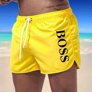 AliExpress Летняя новая мужская мода пляжные шорты внешняя торговля трансграничный полиэстер многоцветные спортивные мужские шорты
