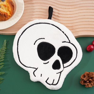 Foreign Trade Gothic Style Room Decoration Halloween Decoration Gifts Hanging Towel Absorbent Thickened Cross-border Supply