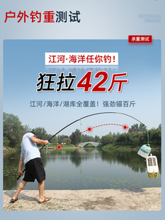 Jin Zhan Carp New Anchor Professional Anchor Fishing Rod Super Hard Throwing Rod Remote Throwing Spear New Throwing Rod Cat Silver Carp and Bighead Carp Anchor Rod Complete Set