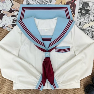 Know half city jk uniform original genuine basic cartoon sailor uniform school uniform college style female student class uniform suit