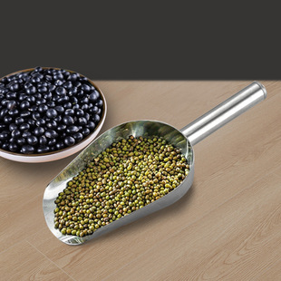 Stainless Steel Shovel Ice Shovel Thickeneded Grain Flour Food Cereal Shovel Tea Popcorn Melon Seed Ice Cube Shovel
