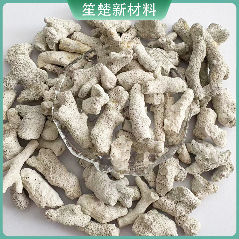Coral Bone Fish Tank Filter Material Coral Bone Coral Sand Pure Natural Fish Pond Filter Material Fish Bottom Sand Manufacturer Direct Delivery