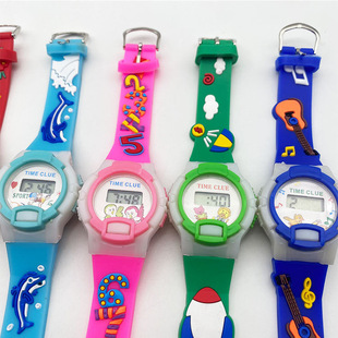 Manufacturers wholesale cartoon creative children's watches foreign trade 3D cute children's electronic watches cross-border gifts gifts