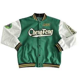 Foreign Trade Cross-Border Customized Silks and Satins Silks and Satins Baseball Uniform Men's Thickeneded Quilted Stand-Up Collar Flight Jacket Silks and Satins Jacket Logo