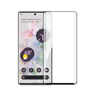 Применимо к закаленной пленке Google Pixel 7Pro с изогнутой поверхностью и полным клеем Защитная пленка для мобильного телефона Google Pixel 6Pro