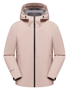 Spring and Autumn New Soft Shell Thin Jacket Men's All-match Solid Color Outdoor Windproof Waterproof Casual Sports Jacket for Couple