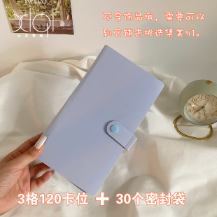 Jewelry storage book anti-oxidation convenient book pvc sealed earrings creative necklace storage bag