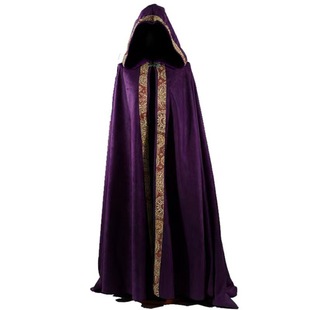 European and American Hooded Cloak Medieval Renaissance Opera Cloak Halloween cosplay Costume Movie COS