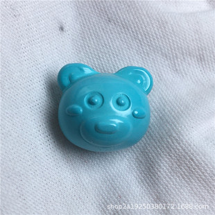 High porcelain magnesite turquoise accessories text play carving Flower Butterfly Peace lock beads DIY bracelet color wholesale