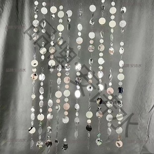 Golden silver Wedding Sequin Curtain Magic Sequin String Laser Sequin Curtain Wedding Bead Curtain Wedding Hall Ceiling