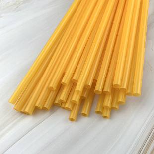 100 kindergarten children's handmade tube colorful 26CM postage disposable color plastic straw straight tube