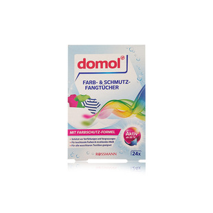 German genuine goods Domol Clothing Anti-cross-color Dyeing Pieces Mixed Washing Clothes Absorbing Cloth Color Catcher Paper Home Pack 24 Pieces