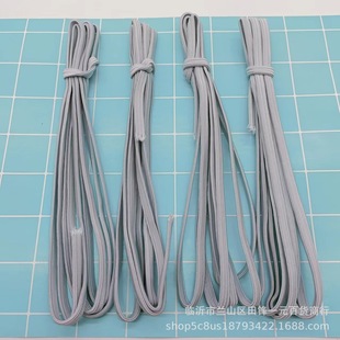One dollar white lengthened 2.5 meters elastic 3 flowers white elastic old-fashioned elastic one dollar a wholesale supply