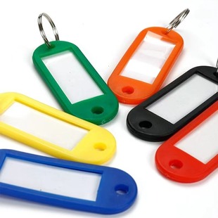 Categorization Plate Keyboard Keychain Plastic Number Plate Markable Categorization Tag Listing Hotel Tag