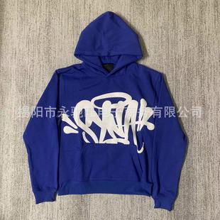 Fashion Cross Border American Retro Hip Hop Alphabet Print suit synaworld Fashion Street Sweat Shorts Trendy