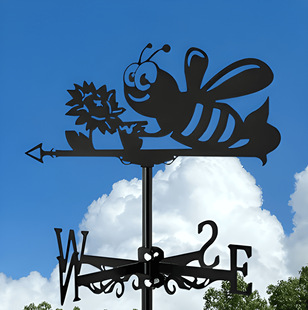 Cross-border factory direct iron weathervane handicraft decoration pastoral ornaments metal decorations outdoor roof