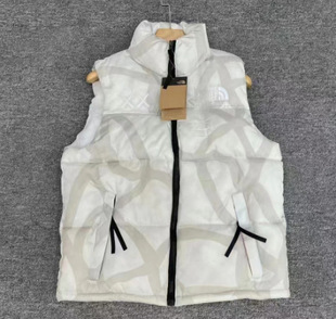 High Version Beijia 19 Vest Beauty Version Embroidery for Men and Women Lovers Lightweight Thickened Down Parent-Child Vest Jacket