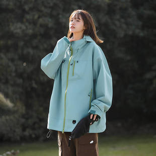2025 Spring and Autumn New Super Hot Ins Outdoor Casual Charge Clothes Men's and Women's Fashion Trendy Hooded Jacket