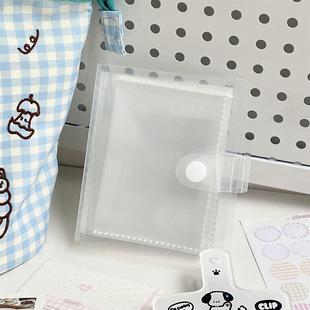Transparent Frosted Small Card Polaroid Protective Cover High-Looking Ins Style Desktop Storage Double-Sided Thickeneded Photo Album Card Album
