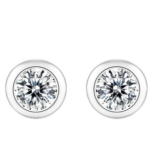 Moissanite bubble stud earrings S925 silver simple earrings silver jewelry eardrops source volume 