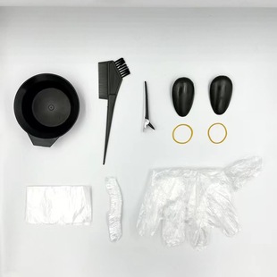 DIY Disposable Hair Coloring Tool Set Bowl Comb Shawl Gloves Tool Kit Set