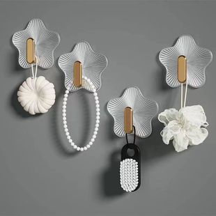 New star simple strong seamless hook punch-free coat hook wall door multi-functional coat hook sticky hook