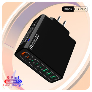 The new PD25W4USB 4PD55W fast charge 8 mobile phone charger QC3.0 Europe and the United States Korean regulations cross-border