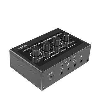 H-06 Bluetooth ear amplifier one-in-four-out front-level distributor one-way input four-way output headphone amplifier wholesale