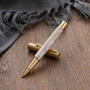 Huashi Metal Ice Flower Gel Pen Business Advertising Gift Signature Pen Ball Pen Printing LOGO