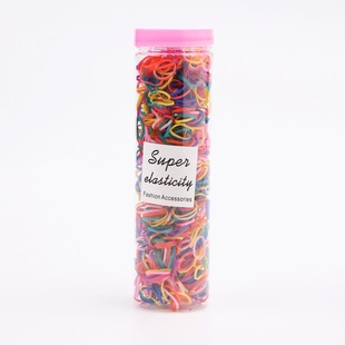 Canned Children's Hair Rope Cute Hair Band Korean Hair Accessories High Elastic Disposable Rubber Band Baby Hair Rope
