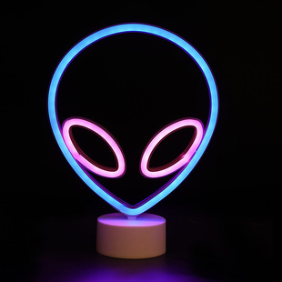 Factory sales LED modeling atmosphere light tulip mushroom flower neon bar decorative lights wholesale