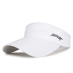 Summer New Outdoor Marathon SPORT Empty Top Hat Men's and Women's Running Sports Quick-drying Punch Sunshade Sun Hat