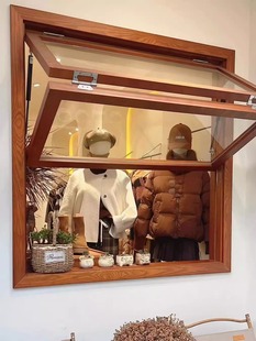 Solid Wood Doors and Windows American Windows Folding Windows Left and Right Swell Window Shop Doors Balcony Doors Clothing Stores Wooden Doors