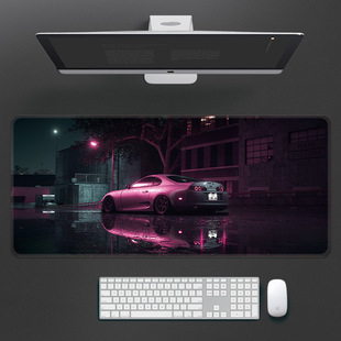 Super large cool car e-sports mouse pad non-slip game keyboard computer office learning men's table mat animation car