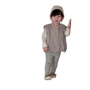 Children's Spring Clothes Baby's Spring Vest 2025 Spring Korean Style Children's Wear Boy's Sweat Leggings suit