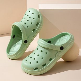 Parent-Child Cave Shoes Women's Summer Children's Seaside Beach Shoes Thick Sole Non-Slip Deodorant EVA Sandals and Slippers Men's Outer Wear