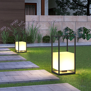 Outdoor Waterproof Garden Lamp Atmosphere Portable Lamp Villa Park Decorative Lawn Lamp Simple Modern Garden Landscape Lamp