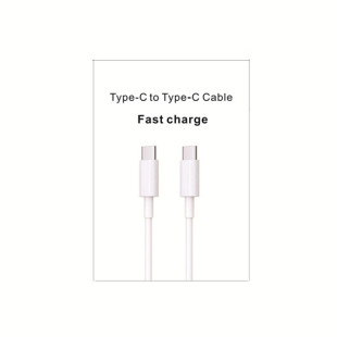 Yao Fang 60W fast charging pd double-headed type-c data cable suitable for Apple Huawei c-c notebook charging cable 3A