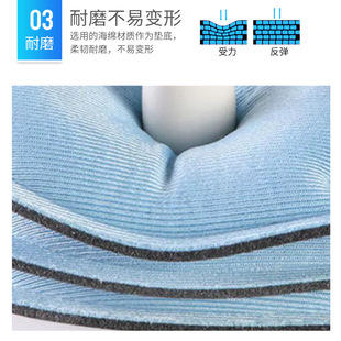 5D sports massage insole standing for a long time not tired soft cushioning anti-pain sweat deodorant breathable comfortable women's insole