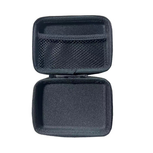Square collar clip headset storage bag portable live microphone bag outdoor eva headset bag manufacturers spot