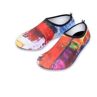 Beach socks shoes men's and women's diving snorkeling children's wading swimming shoes soft shoes non-slip anti-cut bare foot skin shoes