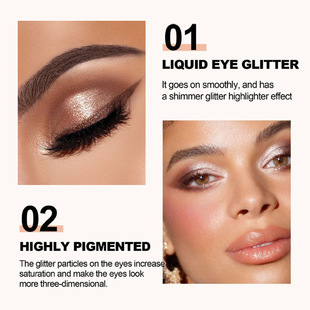 [Cross-border Exclusive] OMG Star Shining Eyeliner Diamond Pearlescent Eyeliner Flash Shining Crystal for Foreign Trade