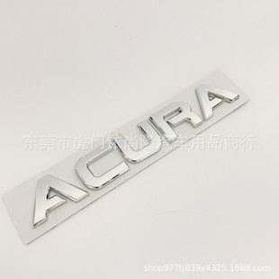 Suitable for ACURA ACURA Car Logo MDX Rear Logo TSX SH-AWD Side Logo Okula English Letter Car Rear Logo