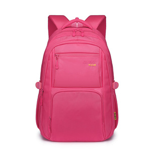 Schoolbag Pupils Lightweight Boys Grade 4, 5 and 6 Ridge Protection to Reduce the burden Large Capacity Middle School Students Junior High School Students Schoolbag Female