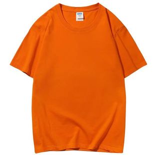Fashion brand short-sleeved cotton T-shirt men's and women's same parent-child wear activity round neck loose breathable fashion top
