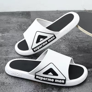 Summer Couple Cyber Celebrity White Shoes Women's Indoor and Outdoor Shoes Slippers Women's Ins Home Non-slip Women's Slippers